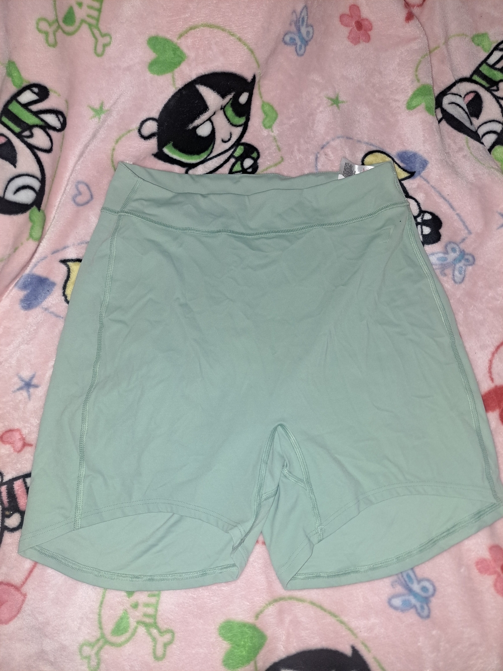 Gymshark KK Twins  High-Rise Biker Shorts(mint)